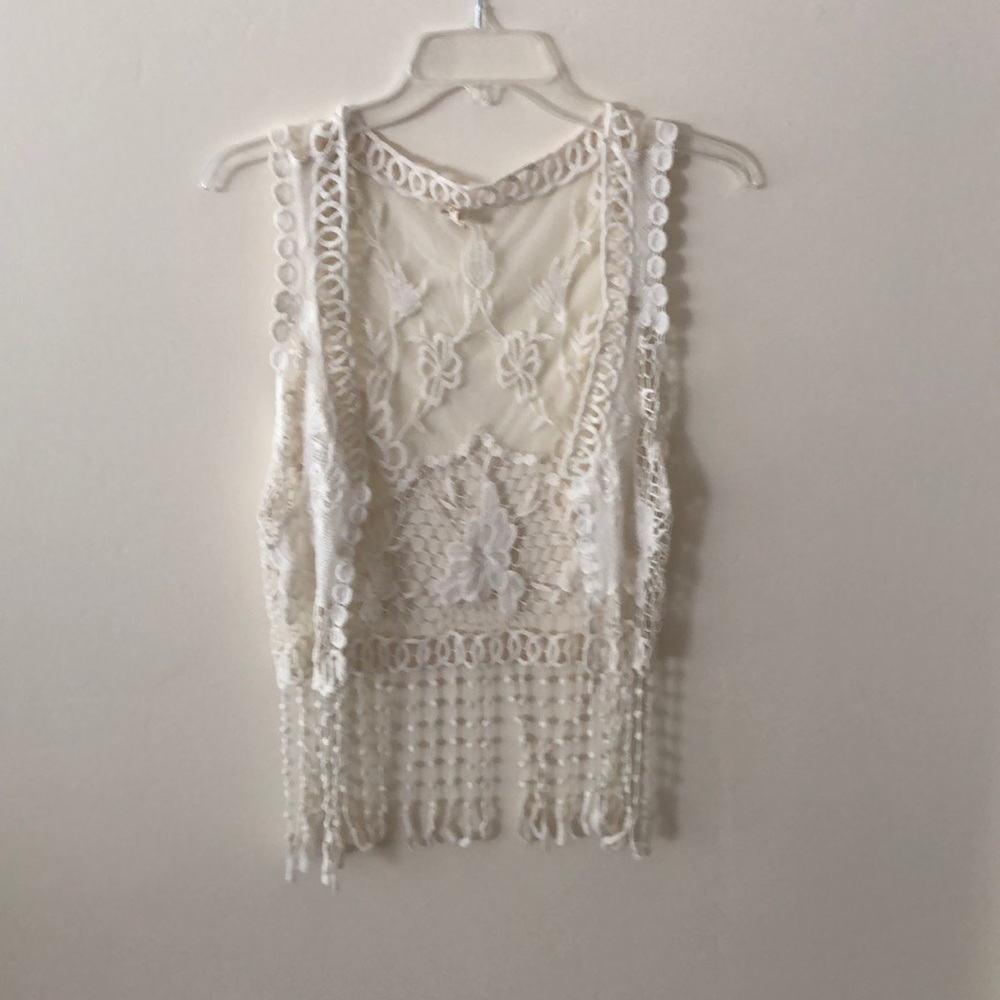 Crochet vest/coverup